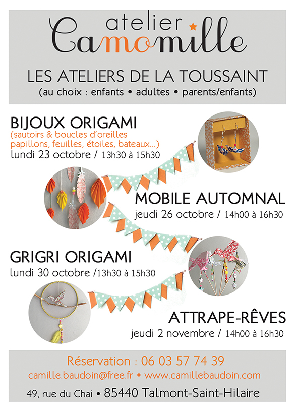 Les ateliers de la toussaint !