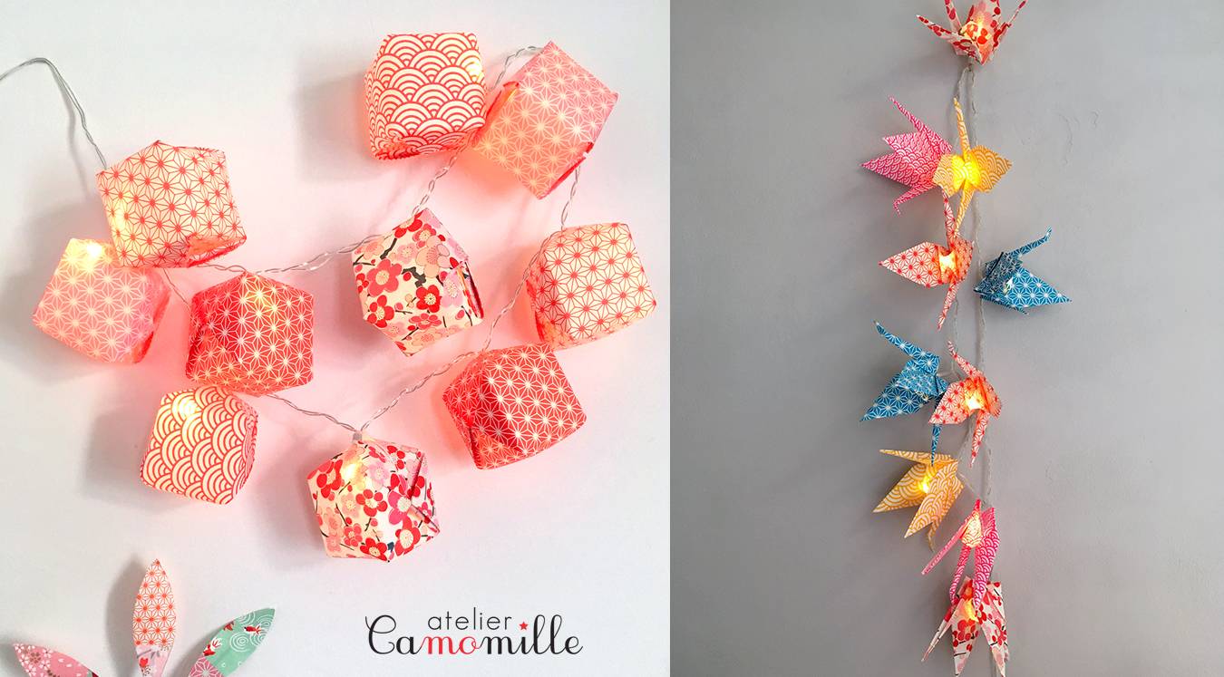 Atelier DIY guirlandes lumineuses en origami